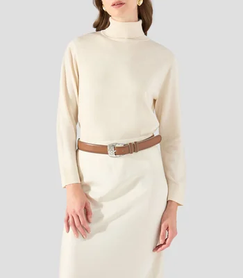 Suéter cuello alto Mujer