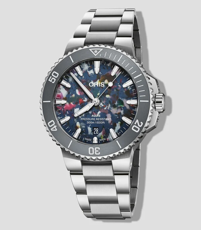 Reloj unisex Aquis deportivo, plateado