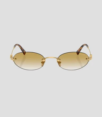 Lentes de sol Óvalo MU A54S dorado Mujer