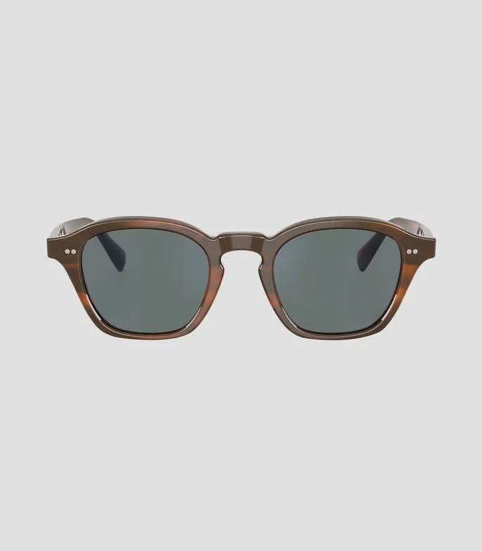 Lentes solares cuadrados marrón Mujer
