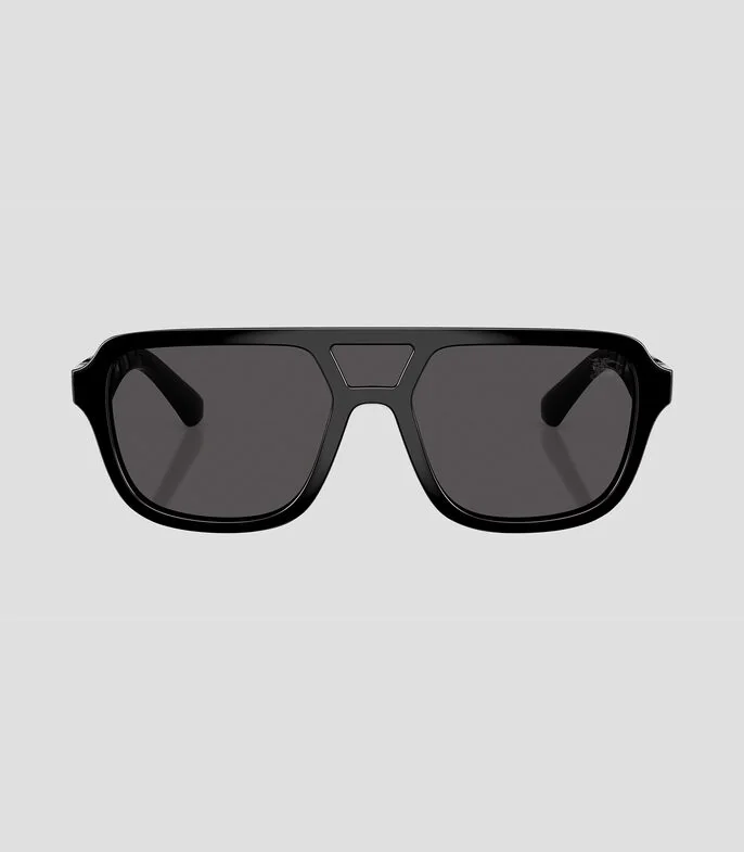 Lentes de sol aviador negros Unisex