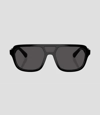 Lentes de sol aviador negros Unisex