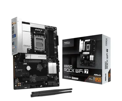 Placa madre ASRock B850 Rock WiFi 7 AM5 DDR5 PCIe 5.0