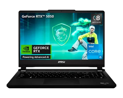 Laptop Gamer MSI Cyborg 15 15.6 Pulgadas NVIDIA GeForce RTX 5050 Intel Core i5 16 GB RAM 512 GB SSD