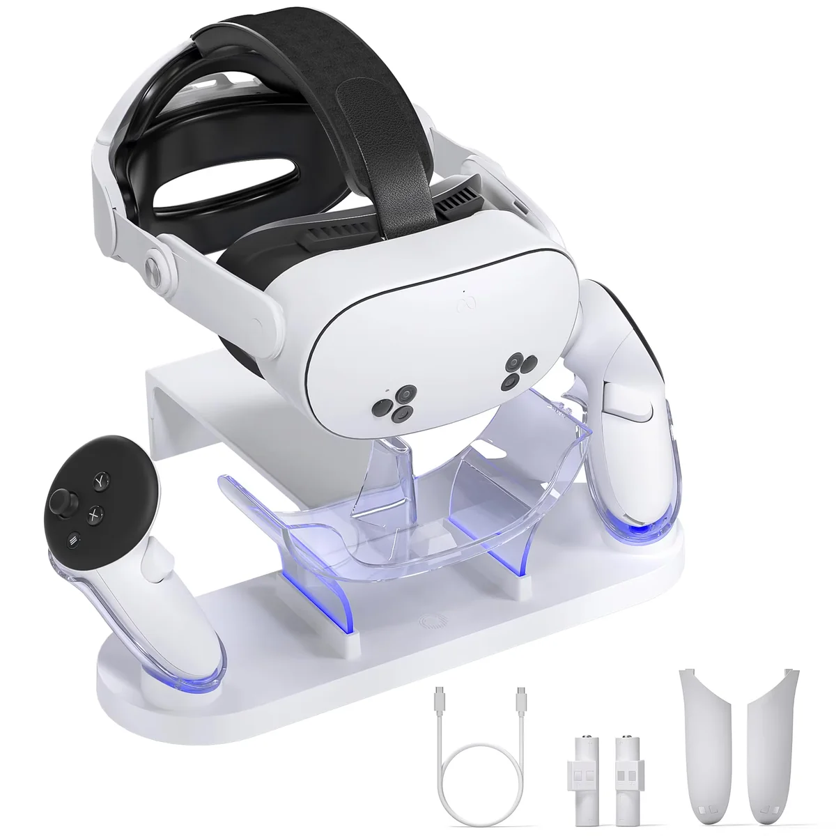 Base De Carga Kuject Para Quest 3 Y Quest 3s Con 2 Baterías - Venta Internacional.