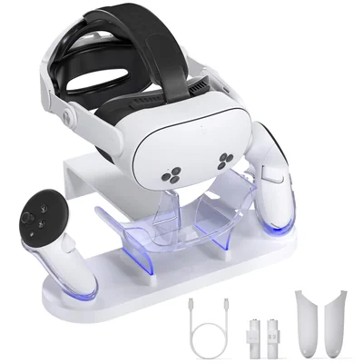 Base De Carga Kuject Para Quest 3 Y Quest 3s Con 2 Baterías - Venta Internacional.
