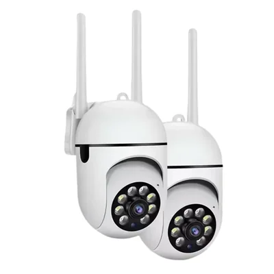 Cámara De Seguridad Wifi Hd 1080p 2 Piezas
