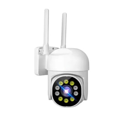 Cámara De Seguridad Exterior Wifi Audio Blanco