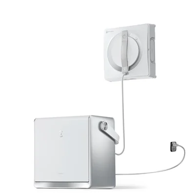 Robot Limpiacristales Ecovacs Winbot W2 Pro Portátil Con Estación Multifuncional Y Rociador De Agua