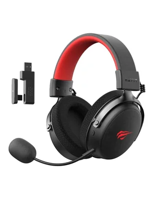 Audifonos Gamer Inalambricos Havit Gamenote H2015 Pro Negro