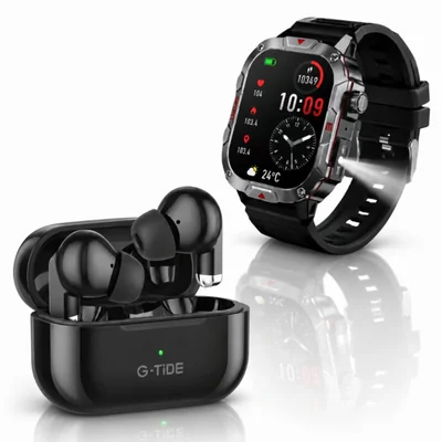 Smartwatch Deportivo + Audífonos Bluetooth G‑TiDE L22