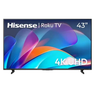 Televisión Pantalla 43 Pulgadas Hisense Roku TV 4K UHD 43A60SR