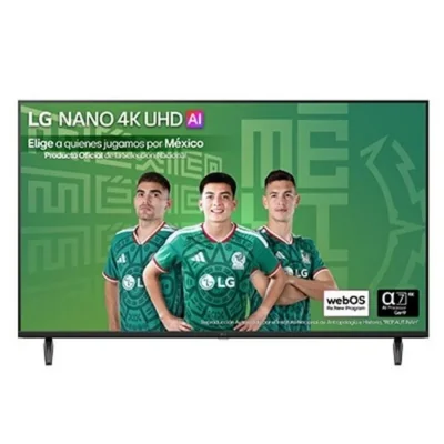 Pantalla Smart TV LG 43 pulgadas NANO 4K UHD AI NU80 webOS 2026