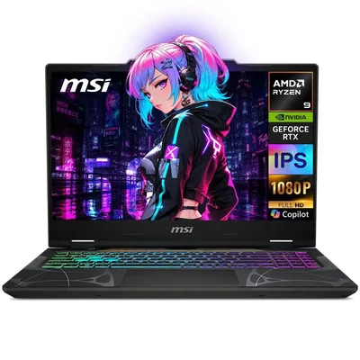 Laptop msi cyborg a15 ai geforce rtx 5060 ryzen 9 32gb 1tb