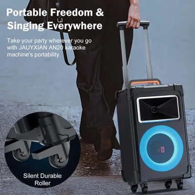 Bocina inalámbrico Bluetooth con woofer de 10" y 500 W.