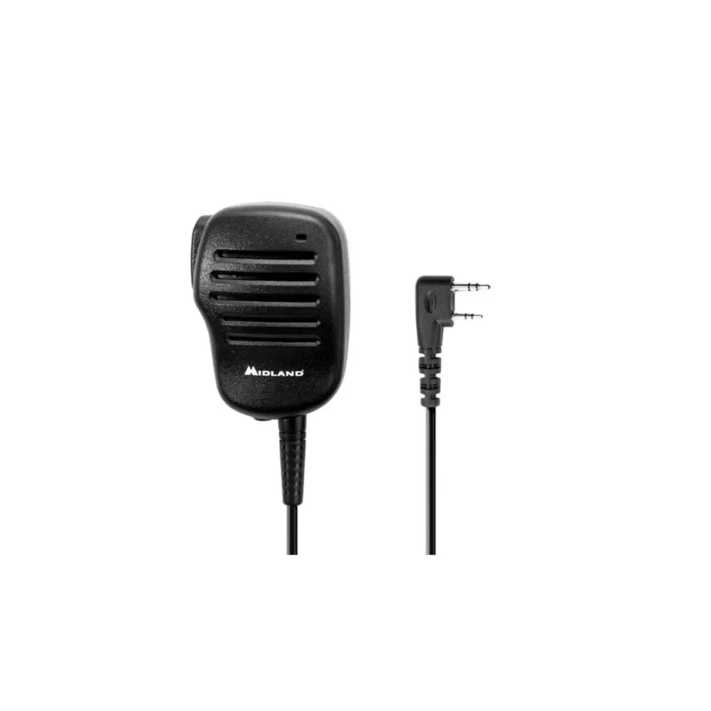 Micrófono Midland BA4 con Altavoz PTT negro
