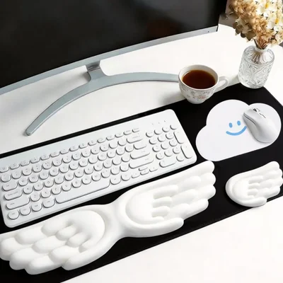 Set de reposamuñecas Charunee 43 cm + 14 cm + 23 cm espuma viscoelástica
