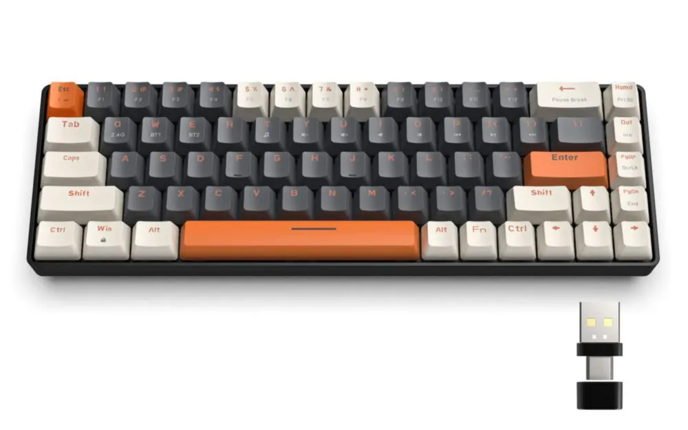 Teclado inalámbrico MAGIC-REFINER RK68 de 68 teclas