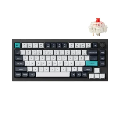 Teclado mecánico Keychron Q1 Max RGB con interruptores rojos 24 GHz/BT