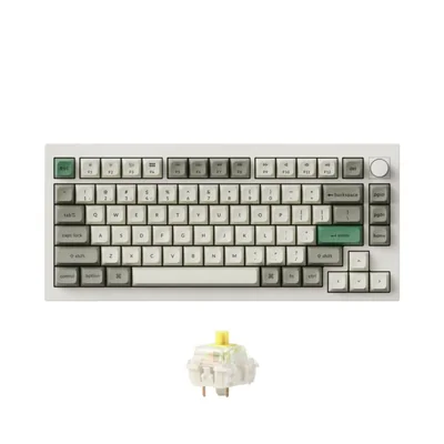 Teclado mecánico inalámbrico Keychron Q1 Max RGB blanco