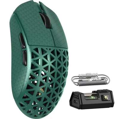 Ratón Gaming MAMBASNAKE Inalámbrico 39 g 42000 DPI Verde