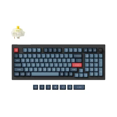 Teclado mecánico inalámbrico Keychron V5 Max RGB intercambiable en caliente