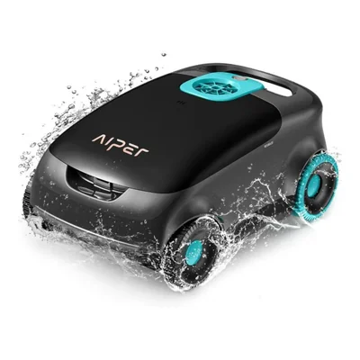USADO AIPER Scuba E1 Limpiador robótico inalámbrico para Piscinas, potente robot aspirador de piscina de hasta 100 m²
