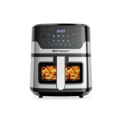 Freidora de aire Emerson SmartVoice 5.3QT 1500W 6 en 1