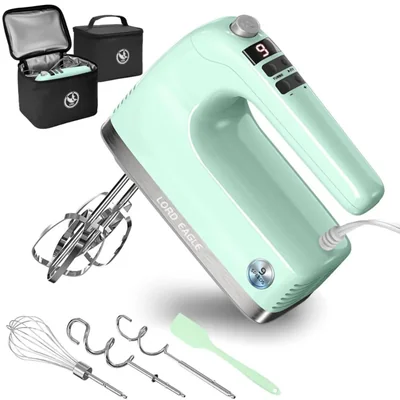 Batidora de mano Lord Eagle 500W 9 velocidades digital 800 g