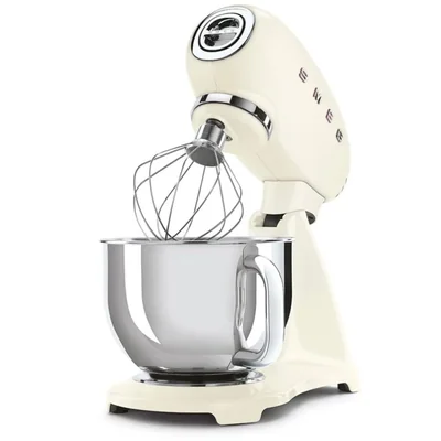 Batidora de pie Smeg 5 Qt Crema 10 Velocidades Estilo Retro