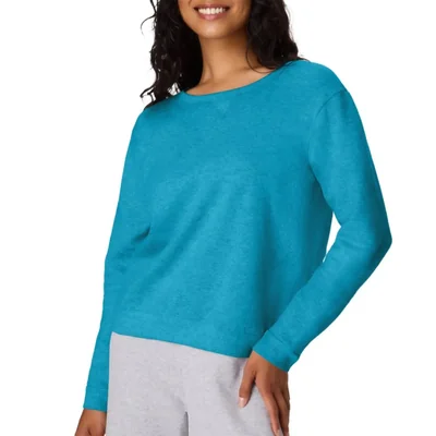 Sudadera Hanes de Cuello Redondo Talla Grande Azul Intenso