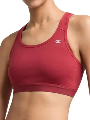 Sujetador deportivo Champion de alto impacto color granada talla grande
