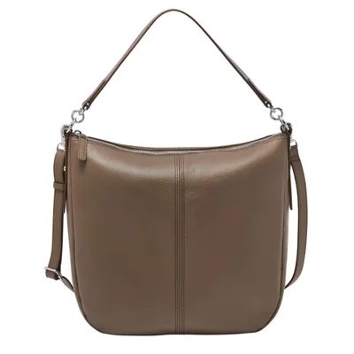 BOLSO Fossil Jolie 30 cm Cuero Hobo Smoke