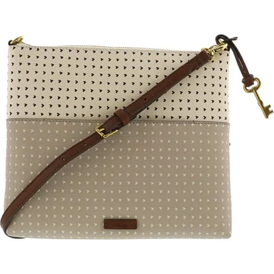 Bolso de mano Fossil Fiona Grande con corazones ZB7271745