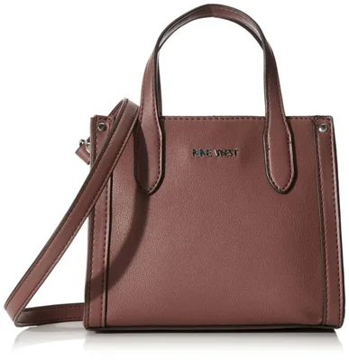 Minibolso Bag Nine West Candance bandolera secuoya PVC
