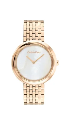 Reloj Calvin Klein 34 mm de cuarzo con correa de acero inoxidable resistencia al agua 30 m