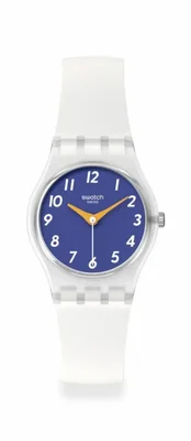 Reloj Swatch Lady 25 mm blanco de polímero resistente al agua