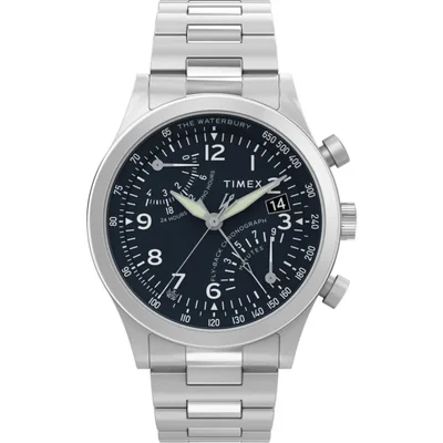 Reloj Timex Waterbury 43 mm Acero Inoxidable Azul