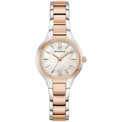 Reloj Bulova 98L333 Bicolor con esfera de nácar