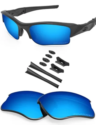 Lentes BLAZERBUCK Flak Jacket XLJ Polarizadas Azul Hielo