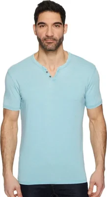 CAMISA Lucky Brand XL Azul Delphinium (Burnout)