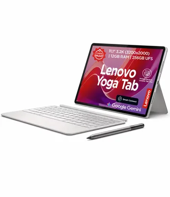 Tablet Lenovo Yoga Tab 11.1' 3.2k 144hz Snapdragon 8 Gen 3 12gb Ram 256gb Ufs 4.0 Android 15 Wi-fi 7 Teclado Y Lenovo Tab