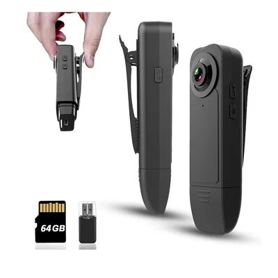 Cámara Corporal Aviaryeye Mini 1080p Fhd Visión Nocturna 64gb - Venta Internacional.