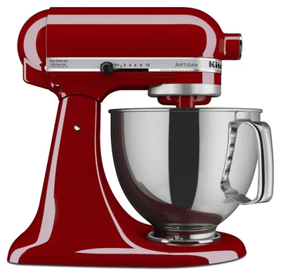 Kitchenaid Artisan Batidora De Pie Con Protector Vertedor Rojo (empire Red) 4.73 L