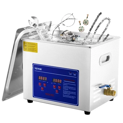 Limpiador Ultrasónico Vevor 10l Con Temporizador Digital Y Calentador 110v - Venta Internacional.
