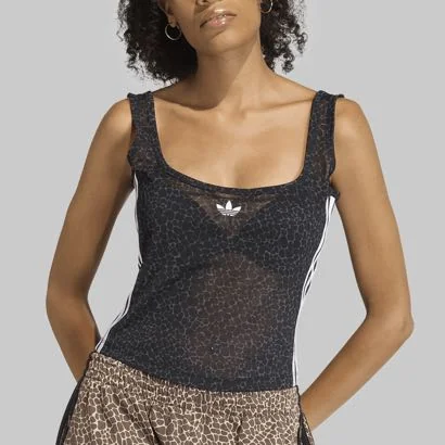 Top adidas AOP Animal Print Mujer
