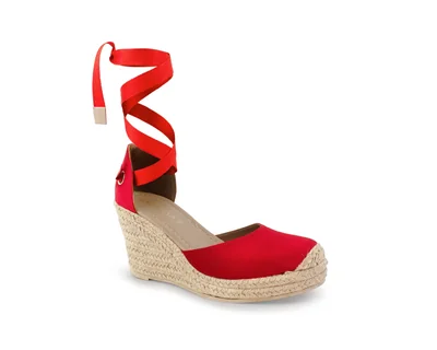 Alpargata Gabriela's Rojo 4480027 con Liston para Mujer
