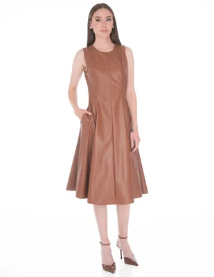 Vestido midi casual para mujer