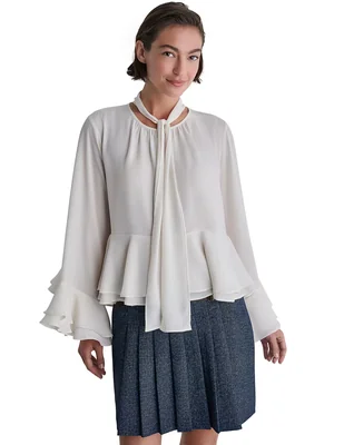 Blusa manga larga para mujer