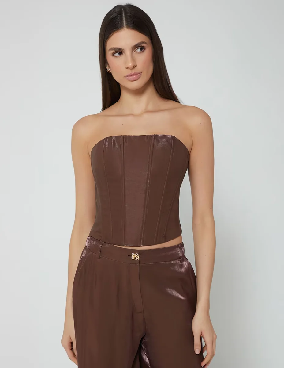Top escote Bardot